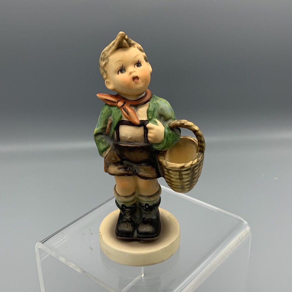 Vintage Goebel MI Hummel Village Boy Figurine TMK 4 Three Line Mark 51 2/0